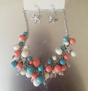 Necklace and earring set